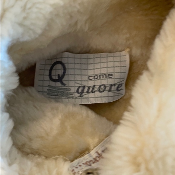 Come Quore Girls Tan Faux Fur and Suede Vest-Size 2 - Picture 4 of 6